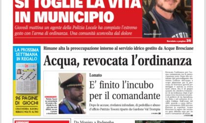 Gardaweek è in edicola. La prima pagina edizione bresciana