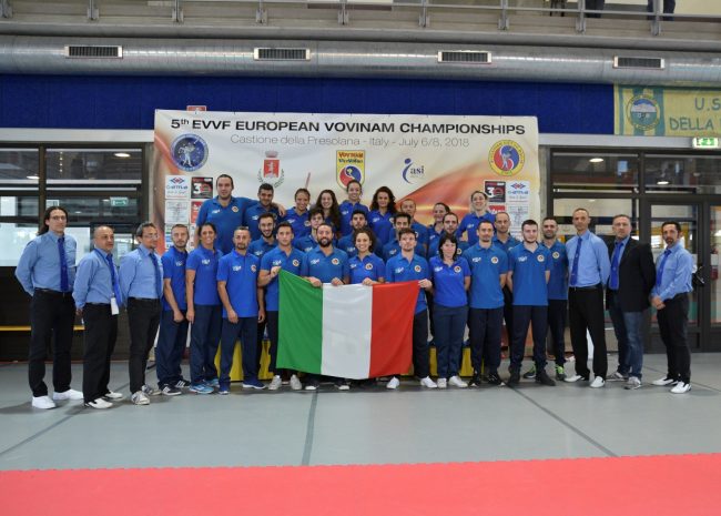 L’Italia è campione d’Europa nell’arte marziale Vovinam