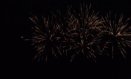 Fuochi d'artificio a Palazzolo Stasera a San Rocco - Prima Brescia