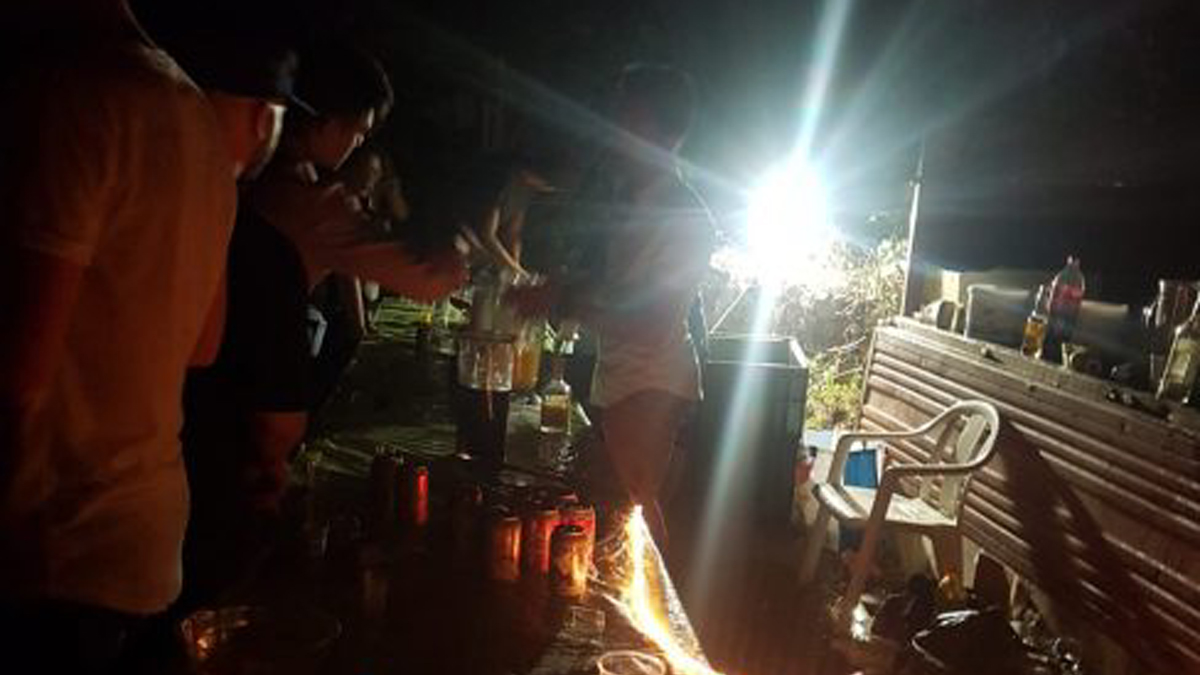 Discoteca abusiva sul lago di Garda