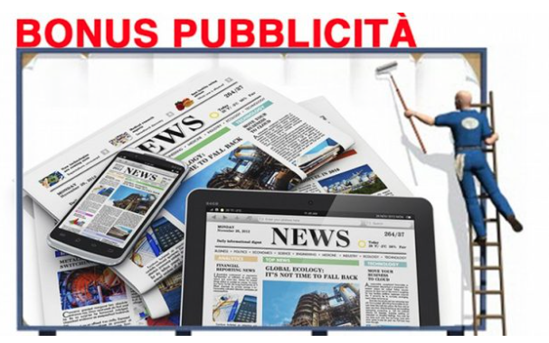 Bonus pubblicità per le campagne sui giornali finalmente approvato