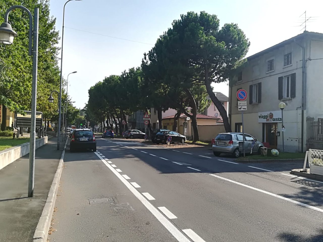 Verde pubblico a Roncadelle: abbattuti degli alberi