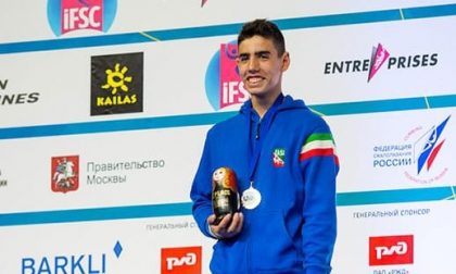 Mondiali di arrampicata: argento per il mairanese Andrea