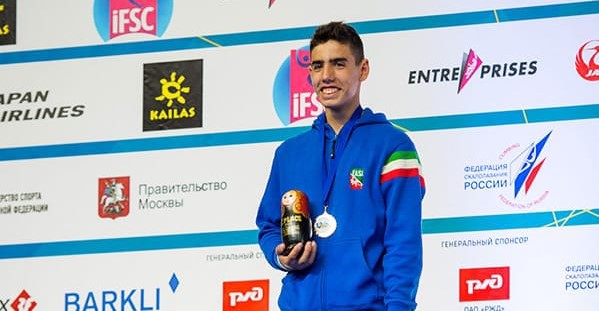 Mondiali di arrampicata: argento per il mairanese Andrea