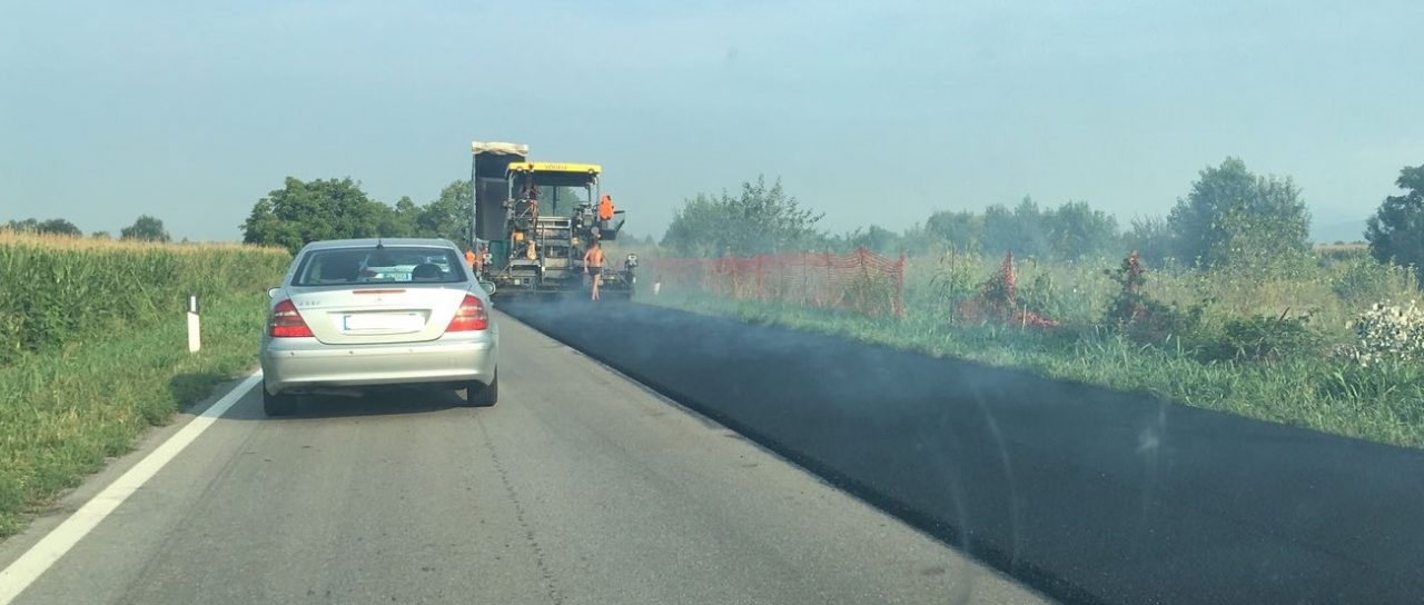 Traffico fra Azzano e Travagliato per asfaltature