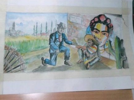 Un murales dedicato a Dante Cusi