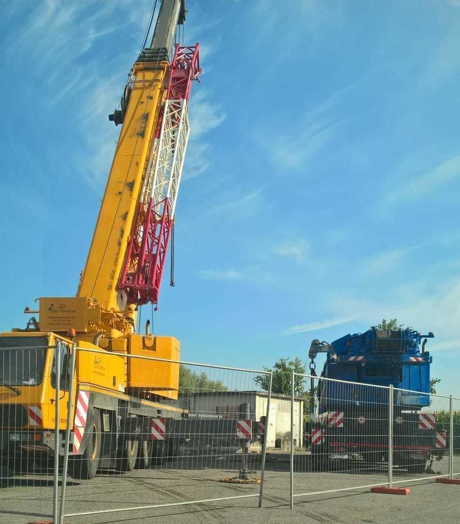 La gru ribaltata a giugno è stata risollevata
