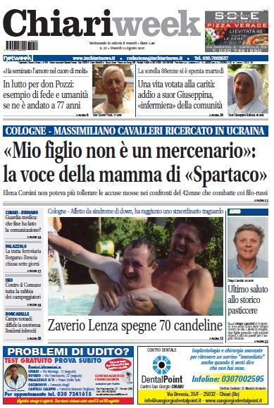 ChiariWeek, in edicola il numero del 10 agosto