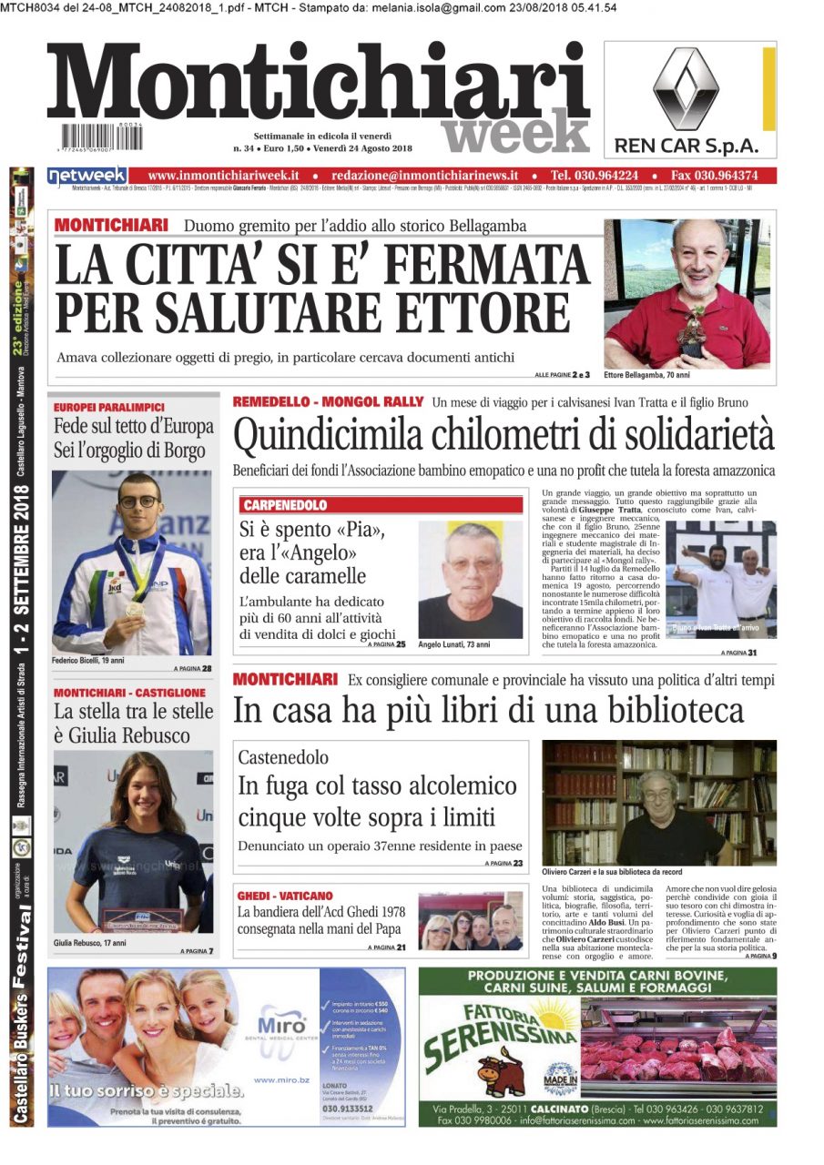 Montichiari week è in edicola