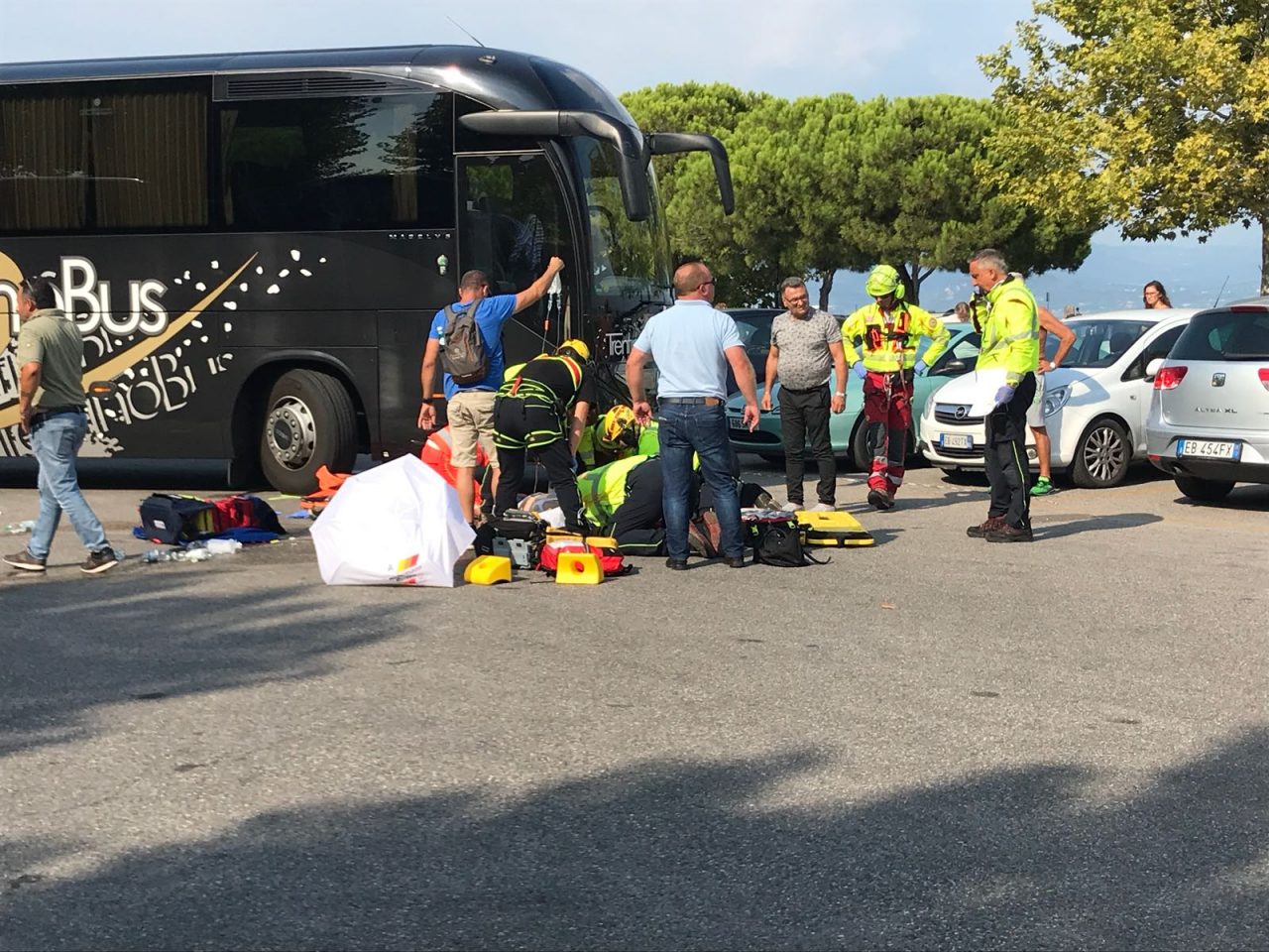 Donna investita da un pullman a Sirmione