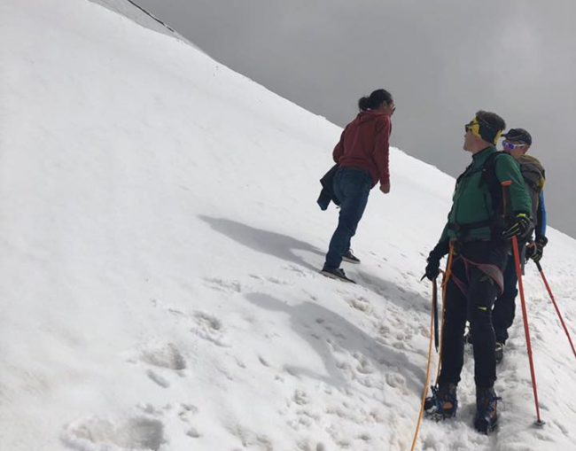 A 4000 metri con le scarpe da ginnastica