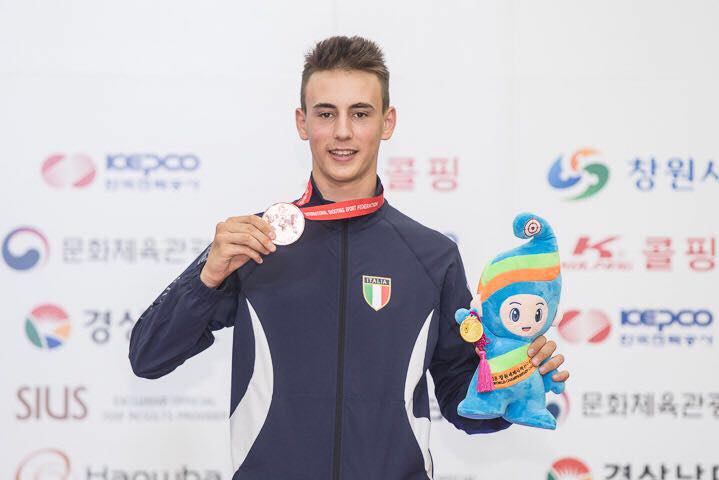Provagliese vince il bronzo al mondiale coreano
