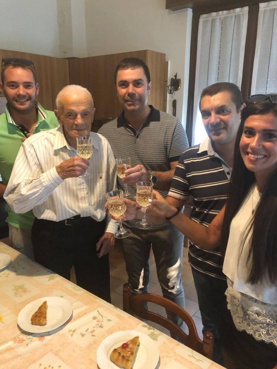 Cento candeline per Giovanni Battista Vignoni di Pontoglio