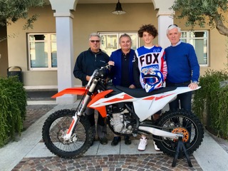 A Montirone una giovane promessa del motocross