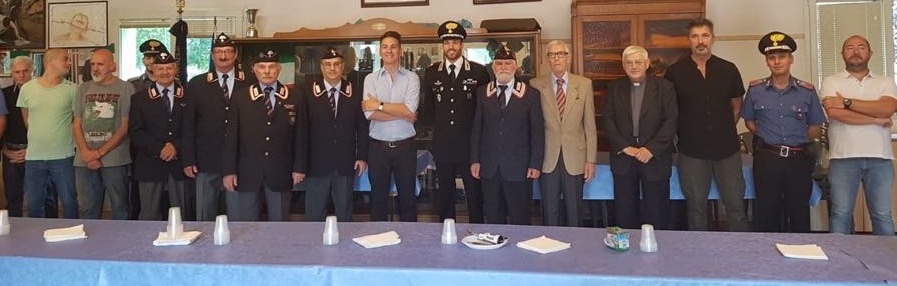 Il saluto di Chiari al maggiore Stefano Giovino