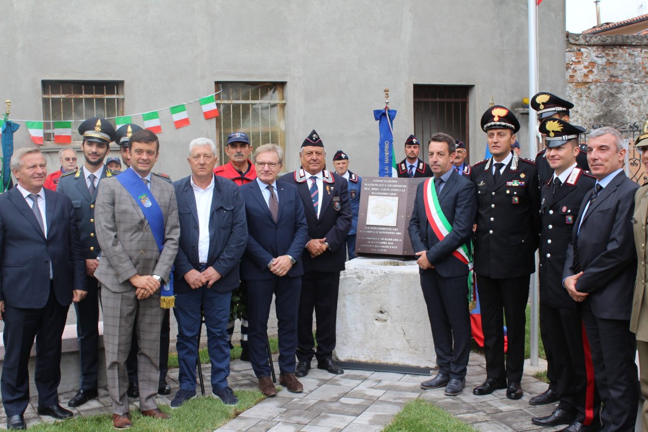 Inaugurato a Barbariga un cippo dedicato ai Caduti di Nassiriya