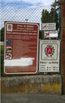 Fuoco nel parco Cave a Ghedi Bravata di due ragazzini