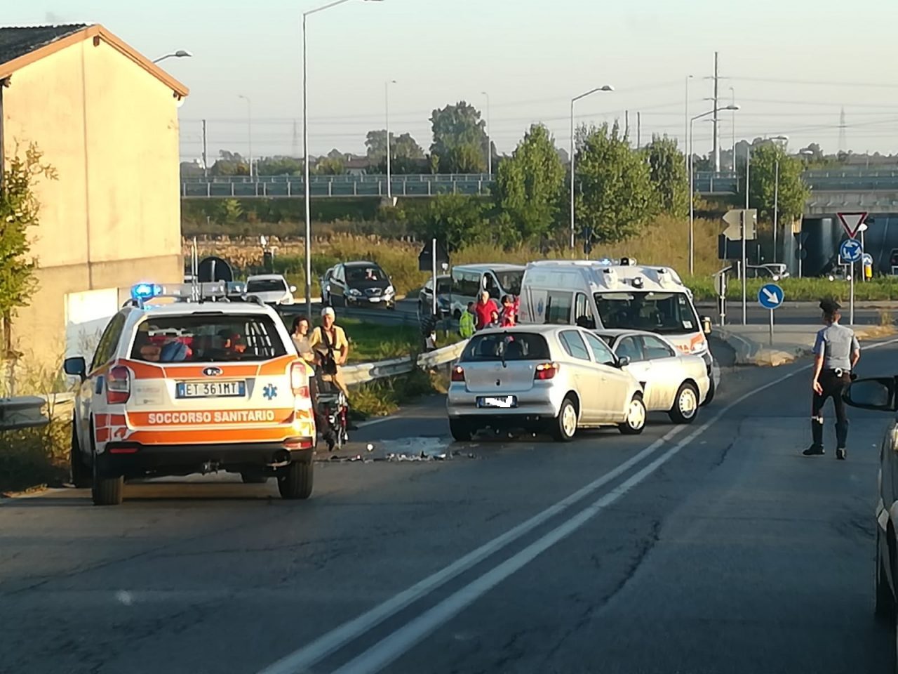 Incidente fra due auto a Chiari