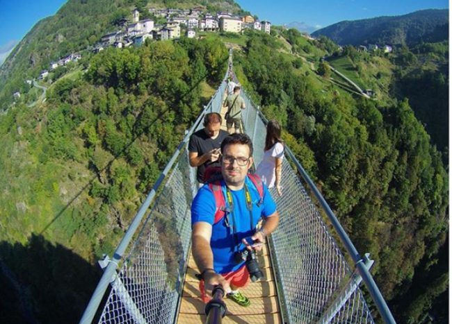 Inaugurato il Ponte nel Cielo… e il selfie è d’obbligo