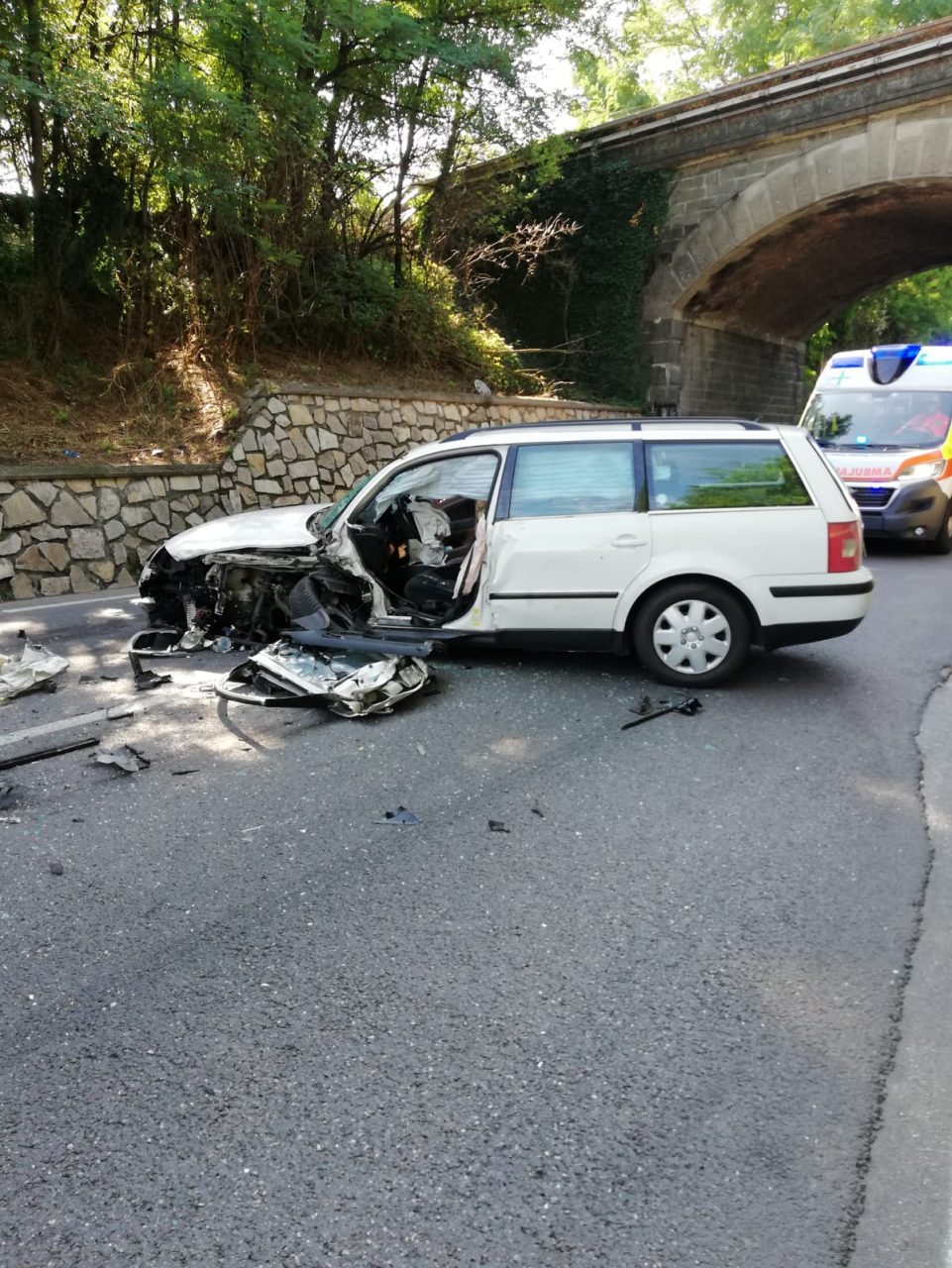 Scontro frontale sulla Sp16 di Rovato