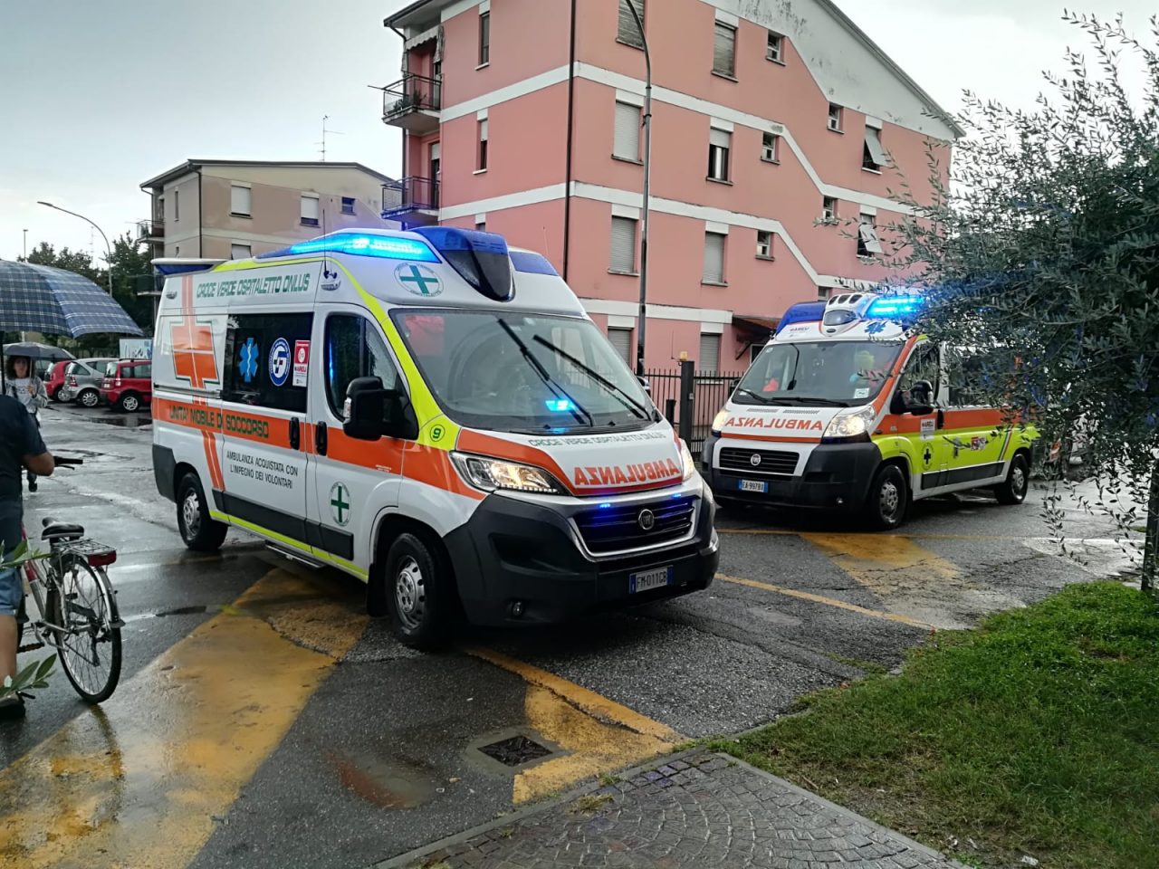 Due ragazzi colpiti da un fulmine a Castegnato