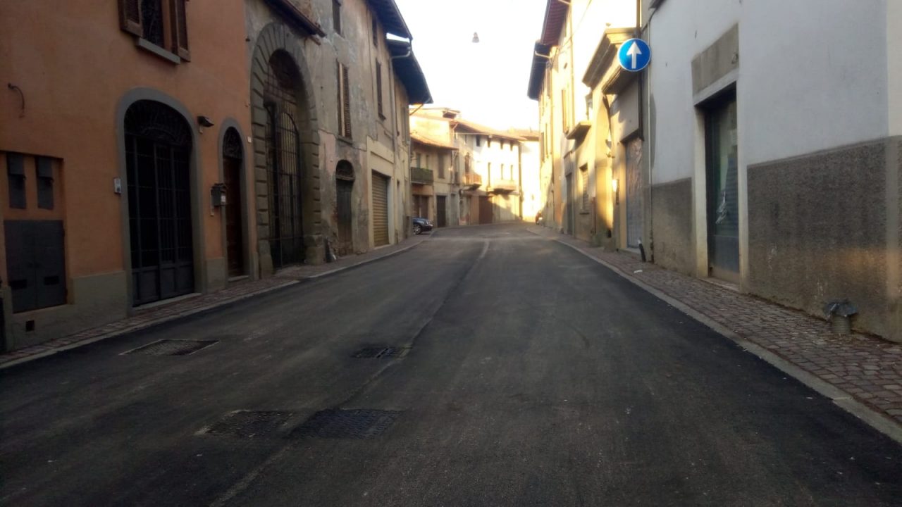 Riapre al traffico via Matteotti a Palazzolo