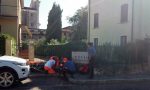 Donna cade a terra i carabinieri di Montichiari chiamano i soccorsi