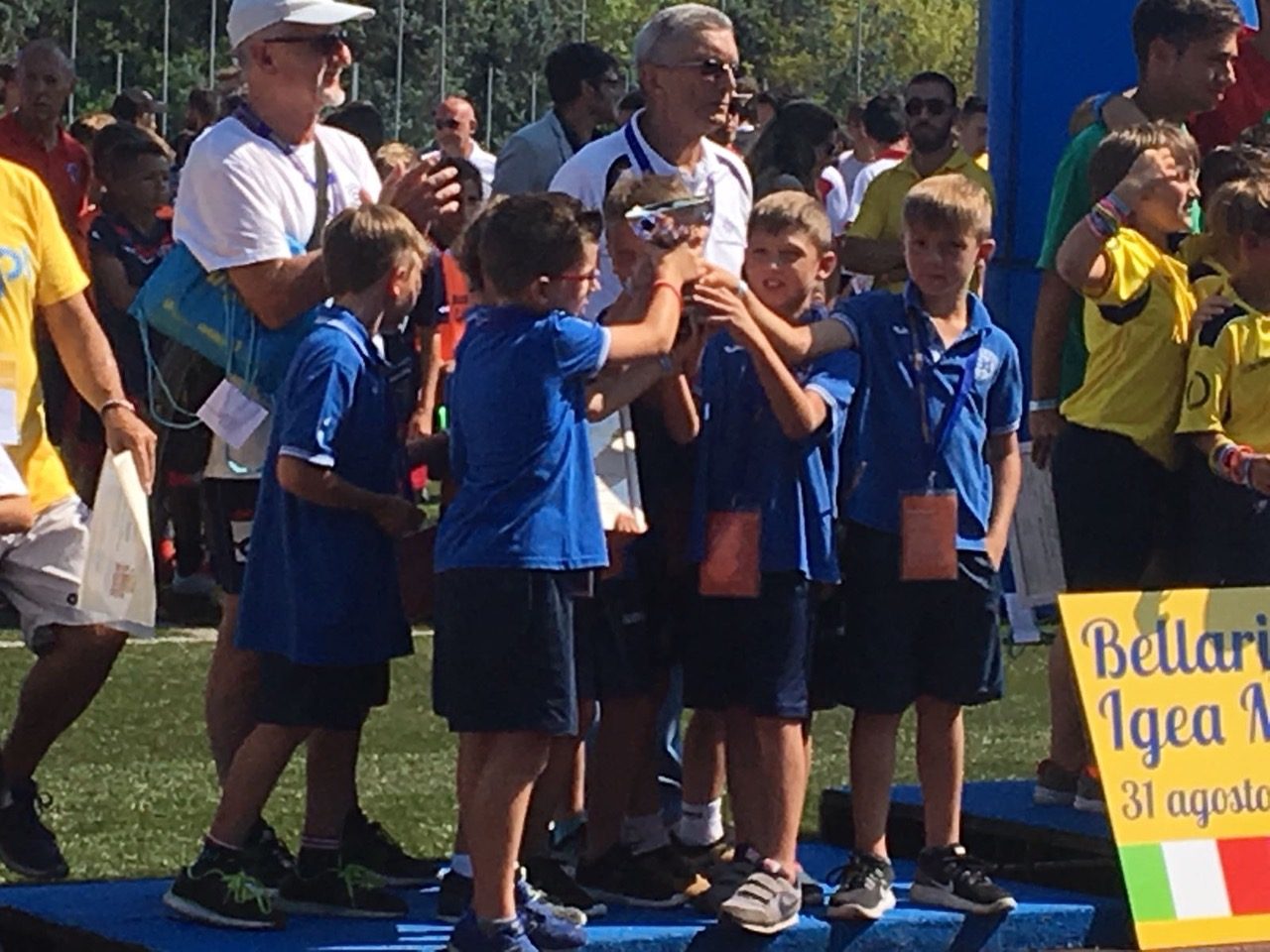 I piccoli del Samber di Chiari sul podio a Igea Marina