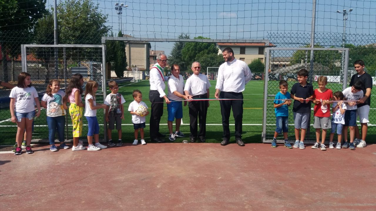 Inaugurazione nuovo campo sintetico a Roncadelle FOTO E VIDEO
