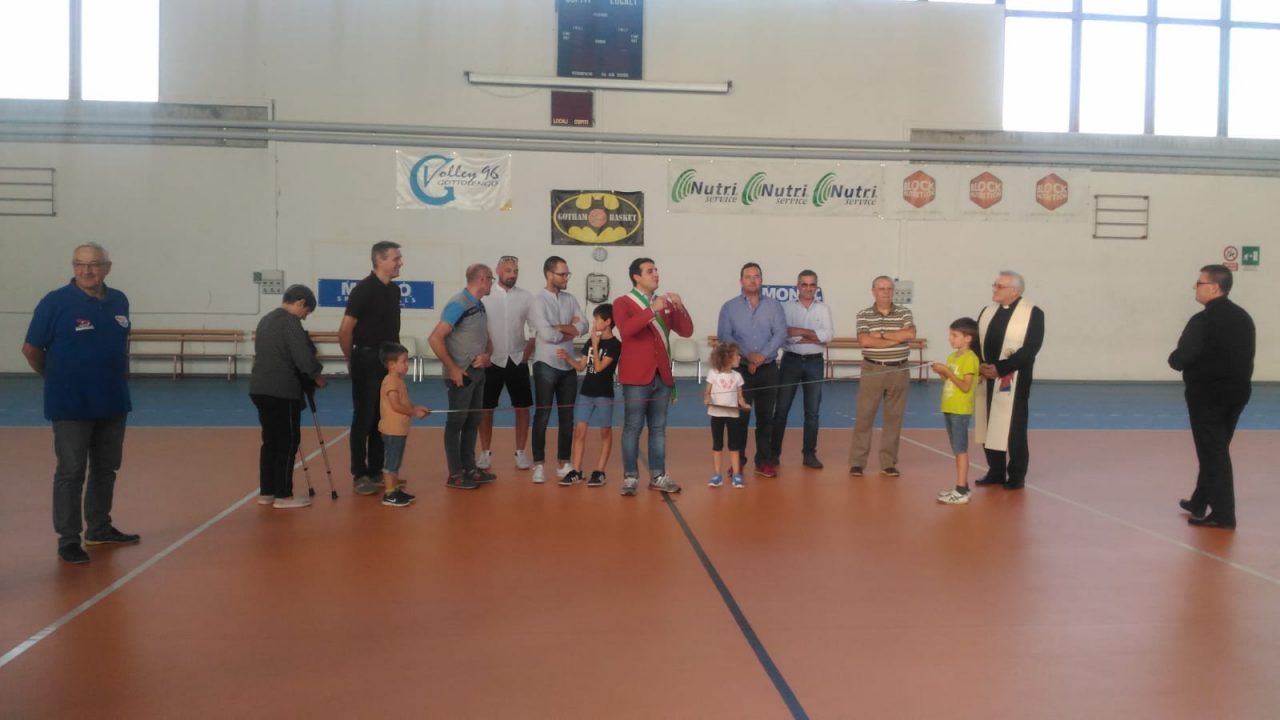 Inaugurazione del palazzetto a Gottolengo