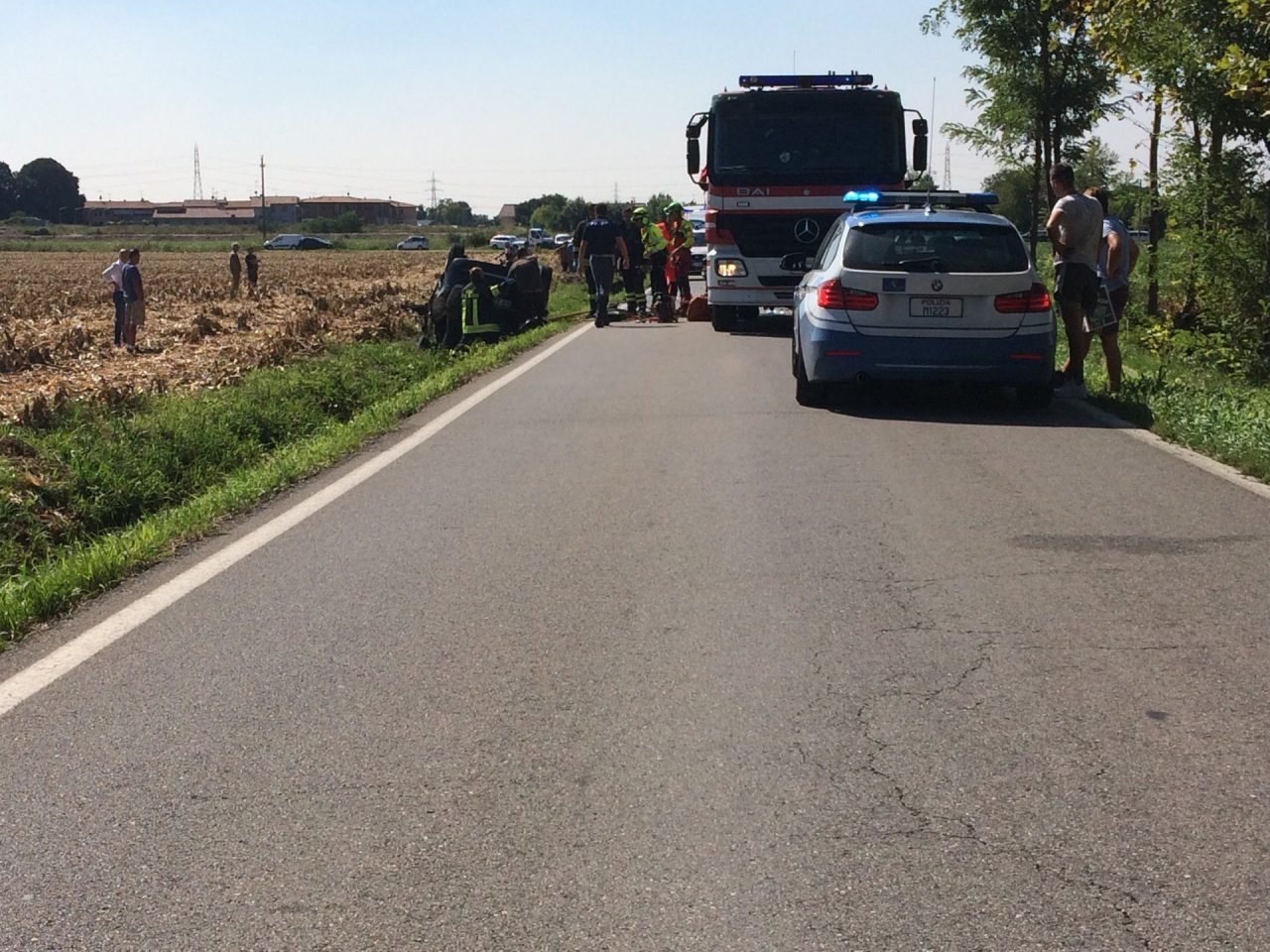 Grave incidente stamattina a Lonato del Garda