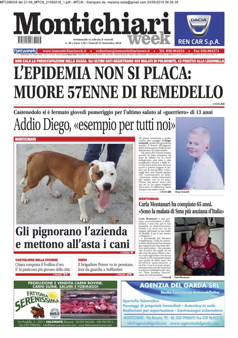 E’ venerdì: Montichiari week è in edicola