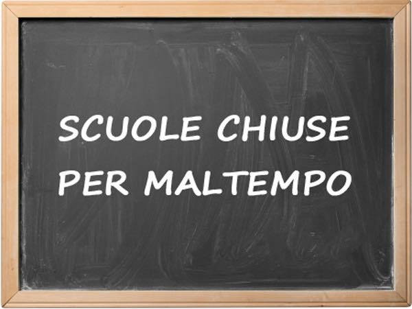 Chiusura delle scuole in Provincia: l’elenco in continuo aggiornamento