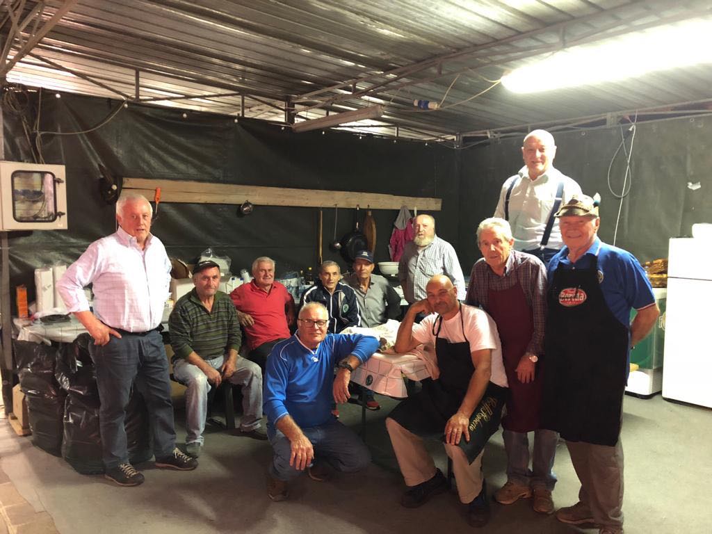 Grande festa per la castagnata degli alpini a Travagliato