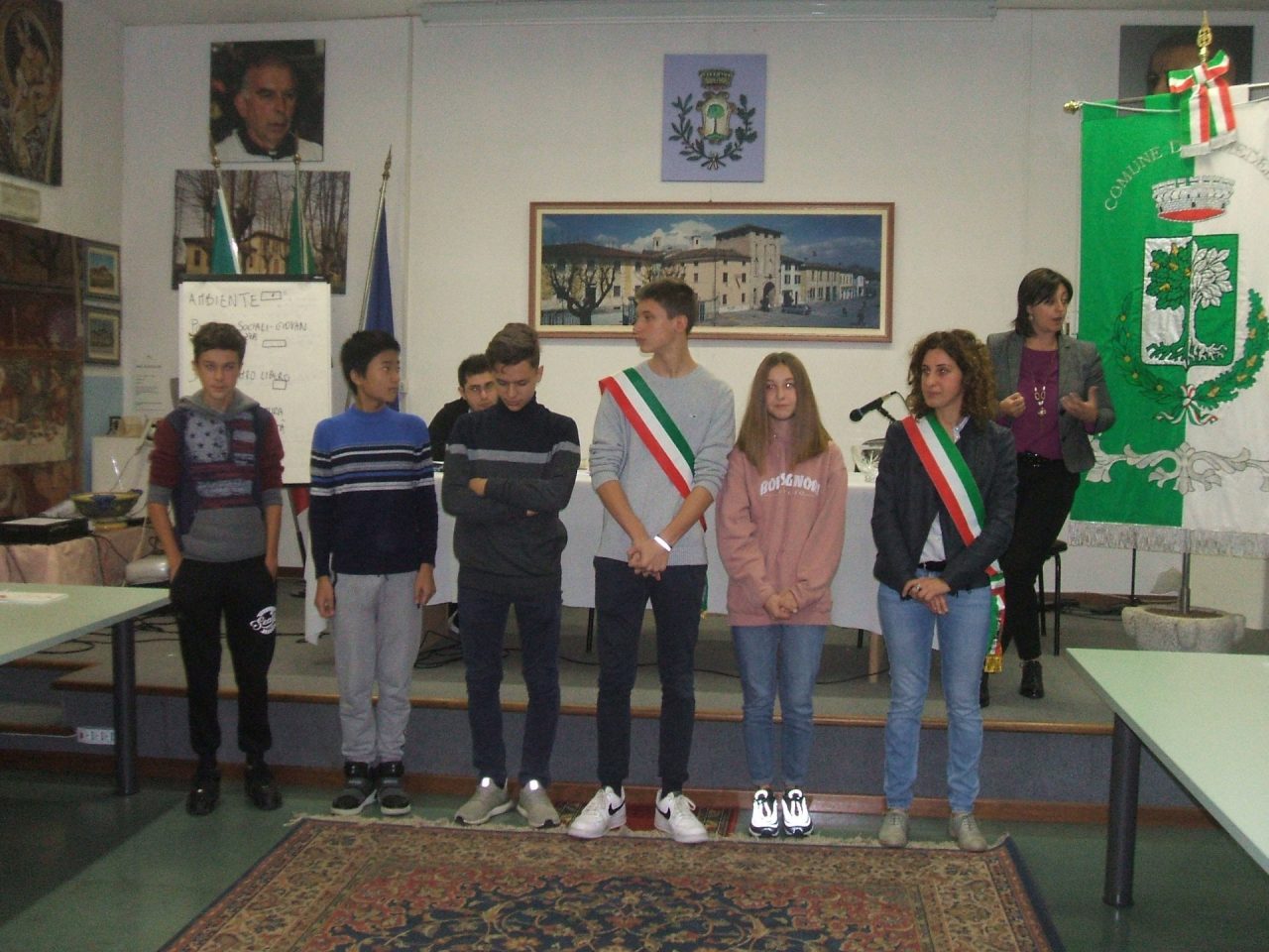 Nuovo Consiglio comunale a Remedello, quello dei ragazzi