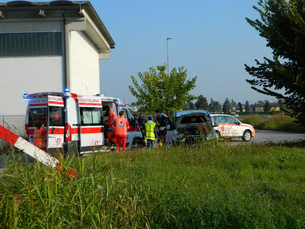 Malore alla guida, grave incidente a Calvisano