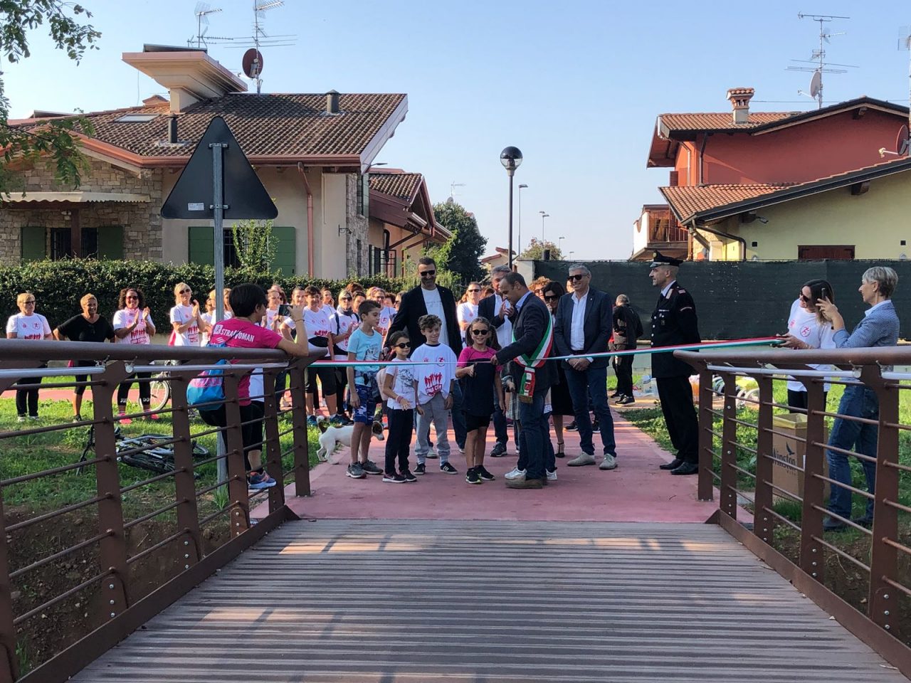 Una corsa per inaugurare il nuovo ponte a Ghedi