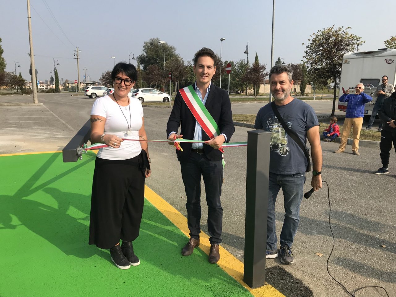 Inaugurata l’area camper a Chiari