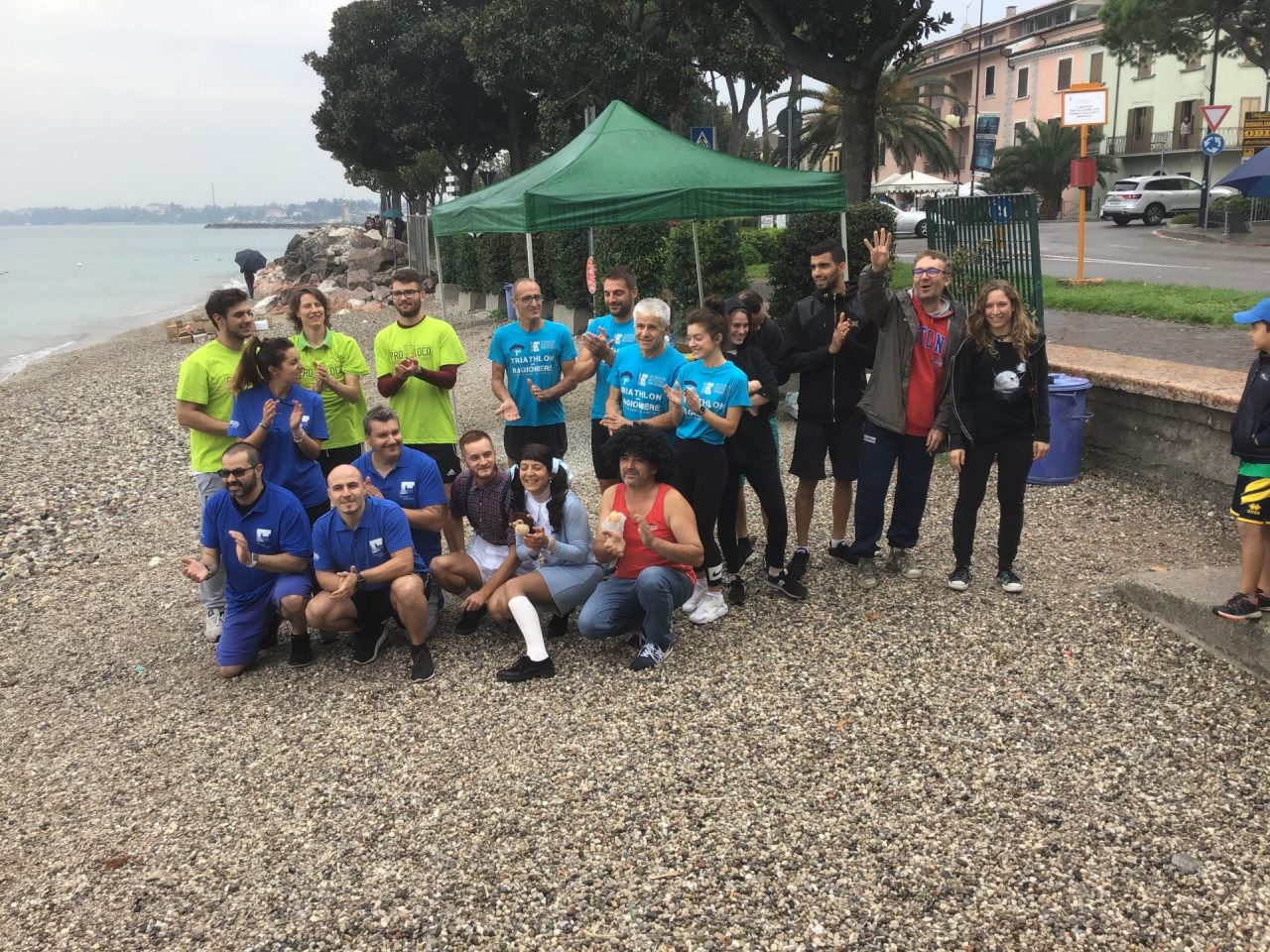 Pedalò Lei ha sconfitto il maltempo a Desenzano