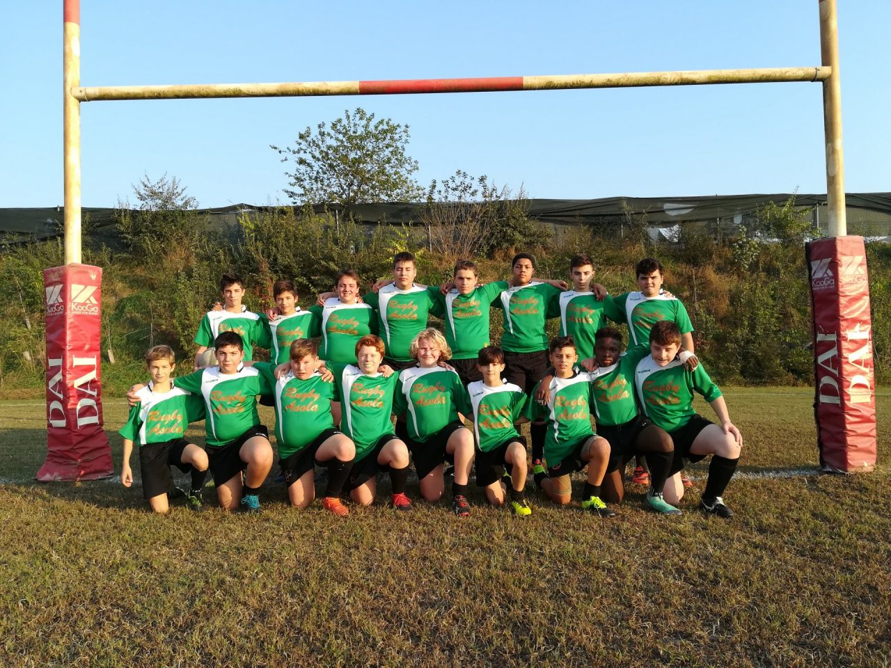 Mini-rugby: tutti i giovanissimi del Chiese scendono in campo