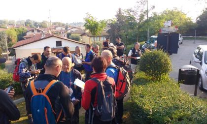 Cai Rovato e volontari sul Monte Orfano per la rilevazione sentieri