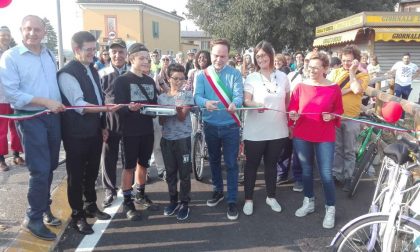 Grande partecipazione per l'inaugurazione delle due piste ciclabili a Montichiari FOTO e VIDEO