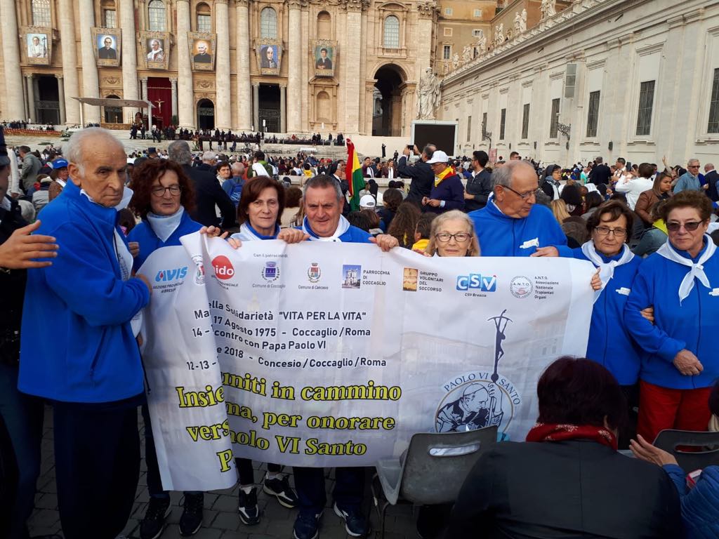 Canonizzazione Paolo VI: i pellegrini bresciani pronti per la giornata FOTO e VIDEO