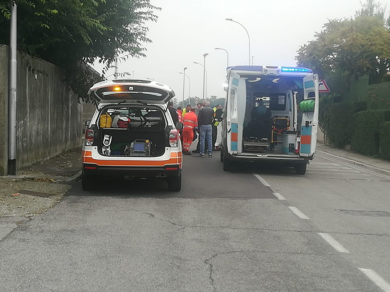Grave malore in via Leopardi a Ospitaletto