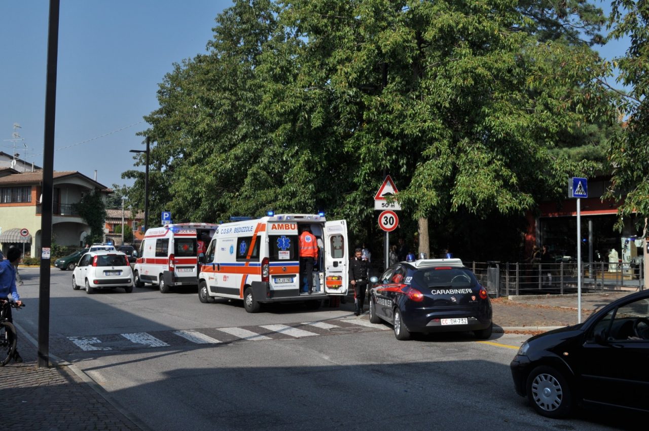 Rissa con accoltellamento a Calcinato