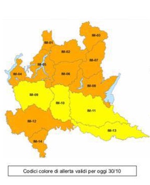 Da Calcinato una nuova allerta meteo, avviso alla cittadinanza