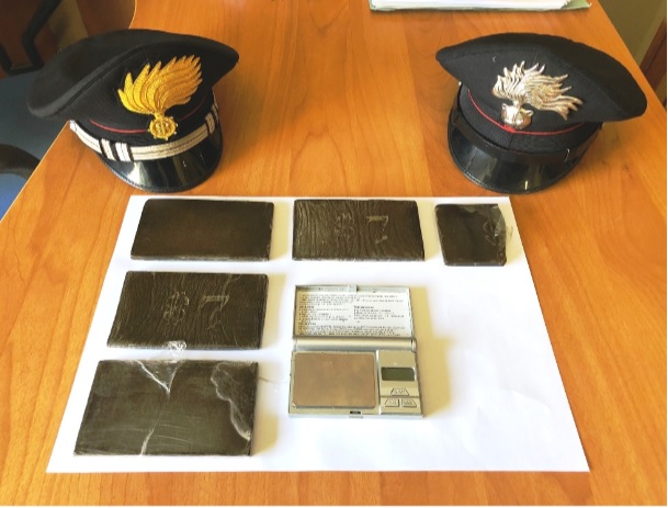 Hashish in un parchetto di Capriolo