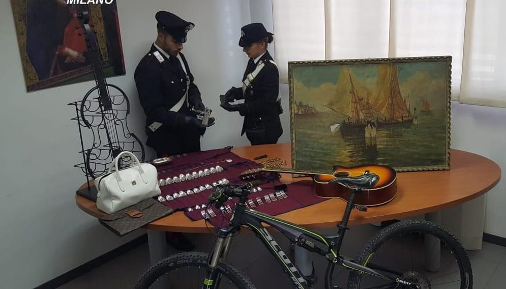 Recuperata la refurtiva di alcuni furti in casa a Palazzolo