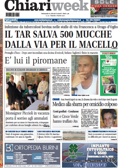 ChiariWeek in edicola il numero del 5 ottobre