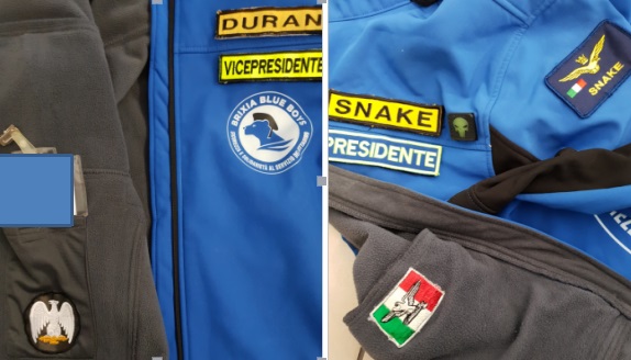 Ronde non autorizzate a Brescia: all’interno delle “divise” stemmi fascisti